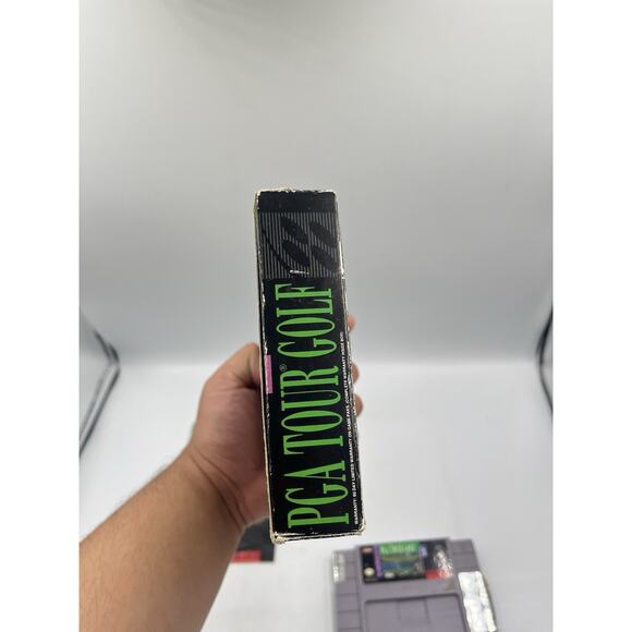 PGA Tour Golf Super Nintendo SNES Complete with Manual VTG Video Game - Picture 10 of 14